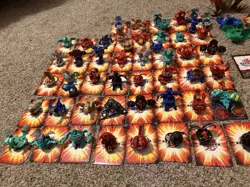 Spin Master Bakugan TCG Battle Gear Lot 200 Cards, Figures, Rulebook, Gate Cards - Image 2