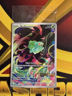Bulbasaur (SEALED!) - Full Art Holo Promo - 133/132 - Pokemon Trading Card TCG - Image 2