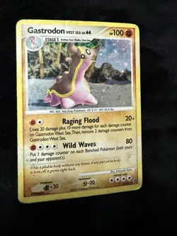 Pokemon Card - Gastrodon West Sea Secret Wonders 9/132 Holo Rare - Image 1