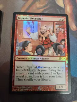 Playset of FOUR Imperial Recruiter Judge Promo Foil Magic: The Gathering Cards!! - Image 3