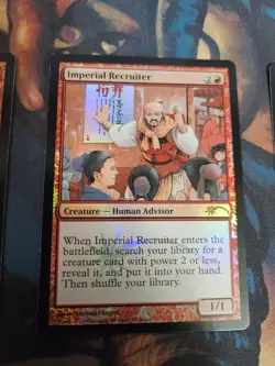 Playset of FOUR Imperial Recruiter Judge Promo Foil Magic: The Gathering Cards!! - Image 4