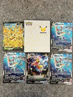 Pokemon 25th Anniversary Celebrations Jumbo Card Binder Complete plus 5 extra - Image 1