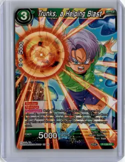 Dragon Ball Super Card Game Trunks, A helping blast #P-128 PR - Image 1