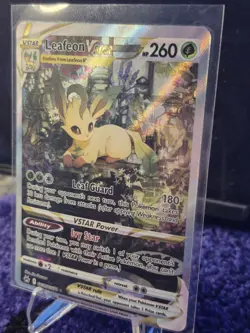 Pokemon TCG Leafeon VSTAR Holo Card Crown Zenith: Galarian Gallery GG35/GG70 - Image 2