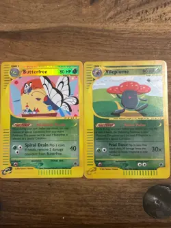 pokemon cards Lot Butterfree Holo 38/165 Vileplume Holo 31/165 NM - Image 1
