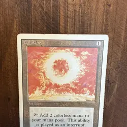Magic the Gathering Sol Ring Revised Edition Regular Card LP - Image 5