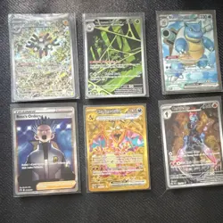 Pokemon Foil Card Lot 6 - Magneton, Spidops, Blastoise EX, Charizard EX Tera - Image 1