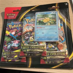 Pokemon Mega Evolution 3 Booster Packs & Psyduck Promo Card - Fast Dispatch - Image 1