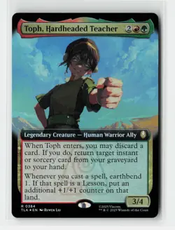 Toph, Hardheaded Teacher Avatar FOIL External Art Magic The Gathering MTG Card - Image 1
