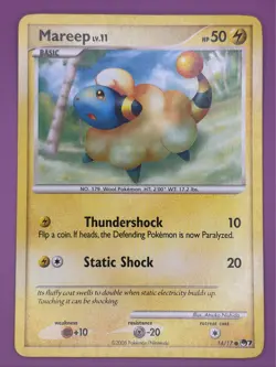 Mareep 14/17 POP Series 7 Regular Finish Mid-Era Pokemon Card - Image 1