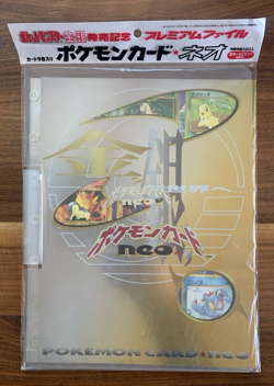Pokemon 1999 Neo Genesis Series 1 Premium File Binder Card Sealed - Image 1