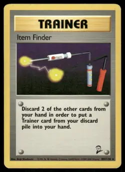 Item Finder 103/130 Base Set 2 Pokemon TCG trading card - Image 1