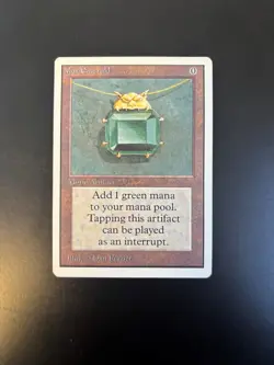 MTG Mox Emerald UNLIMITED - Power 9 - LP to NM, Magic the Gathering 1993 - Image 1