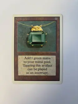 MTG Mox Emerald UNLIMITED - Power 9 - LP to NM, Magic the Gathering 1993 - Image 3