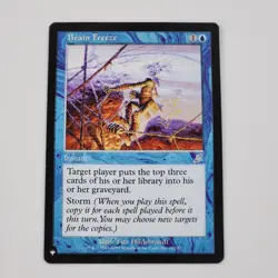 MTG Brain Freeze - The List Magic The Gathering Instant Storm Scourge Blue LP - Image 1
