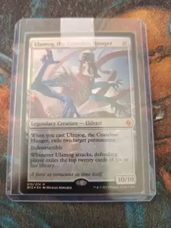 Ulamog, the Ceaseless Hunger Battle for Zendikar, foil, MTG, NM, FREE SHIPPING! - Image 1