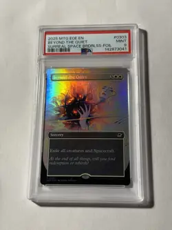 Beyond the Quiet Surreal Space FOIL 303 PSA 9 (MTG Edge of Eternities 2025) - Image 1