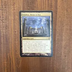 MTG Nykthos, Shrine to Nyx Theros 223/249 Regular Rare played condition - Image 1
