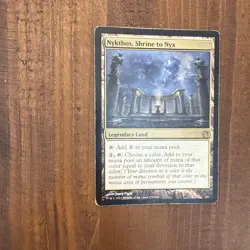 MTG Nykthos, Shrine to Nyx Theros 223/249 Regular Rare played condition - Image 2