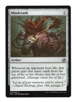 Mindcrank, NM-Mint, English Regular Iconic Masters MTG - Image 1
