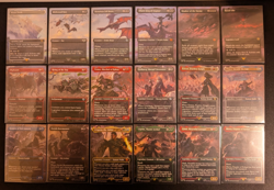 MTG Lord of the Rings Battle of Pelennor Fields Non-Foil Scene Set Complete - Image 1