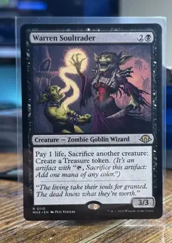 Magic: The Gathering Warren Soultrader Rare Modern Horizons 3 Black Regular - Image 1