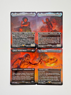 Lord of the Rings MTG – COMPLETE Promo Scene Foil Set – The One Ring – NM - Image 1