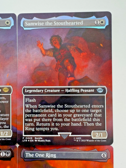 Lord of the Rings MTG – COMPLETE Promo Scene Foil Set – The One Ring – NM - Image 4