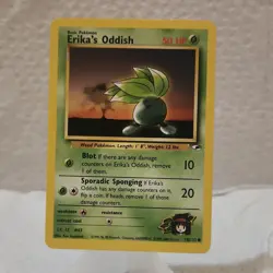 Pokemon Erika's Oddish Gym Heroes 78/132 Common 50 HP Regular English - Image 1