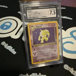 1999 POKEMON FOSSIL 1ST EDITION #8 HYPNO-HOLO CGC 7.5 - Image 1