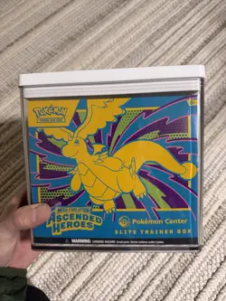 🔥Pokemon Ascended Heroes Pokemon Center PC Exclusive ETB IN HAND + Etb Case 🔥 - Image 1