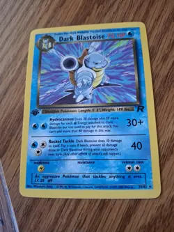 Pokemon TCG - Dark Blastoise - 20/82 - Rare Unlimited - Team Rocket [Light Play] - Image 1