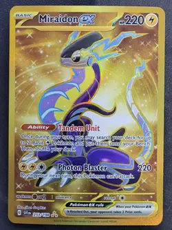 Miraidon ex 253/198 Hyper Rare Scarlet & Violet Base Pokemon TCG - Image 1