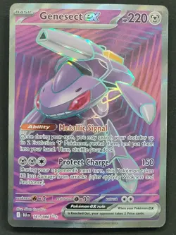 Genesect ex 161/086 Ultra Rare Black Bolt Pokemon TCG - Image 1