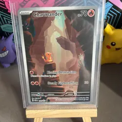 Pokemon TCG Charmander Illustration Scarlet & Violet 151 Near Mint Condition - Image 2