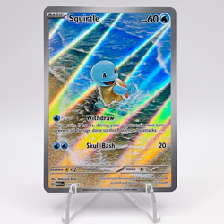 Squirtle #170/165 HOLO Illustration Rare - [2023 Pokemon Scarlet & Violet 151] - Image 1