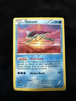 Pokemon TCG Suicune Cosmos Holo Rare 30/122 XY BREAKpoint - Image 1