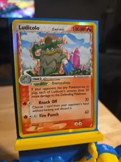 Ludicolo Crystal Guardians Holo Pokemon Card 6/100 LP Condition - Image 2