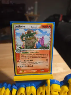 Ludicolo Crystal Guardians Holo Pokemon Card 6/100 LP Condition - Image 3
