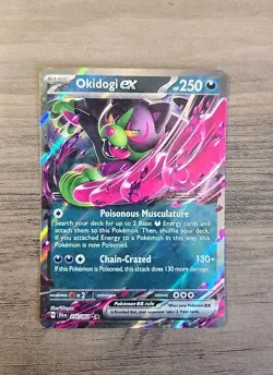 Pokemon TCG Okidogi ex Double Rare Holo SV: Shrouded Fable 036/064 NM - Image 1