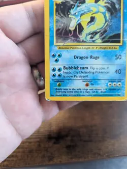 POKEMON GYARADOS 6/102 HOLO BASE SET 1999 WIZARDS HP - Image 4