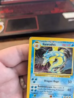 POKEMON GYARADOS 6/102 HOLO BASE SET 1999 WIZARDS HP - Image 5