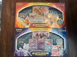 Pokemon XY Evolutions Kanto Power Collection Mewtwo/Dragonite Sealed (Set of 2) - Image 1