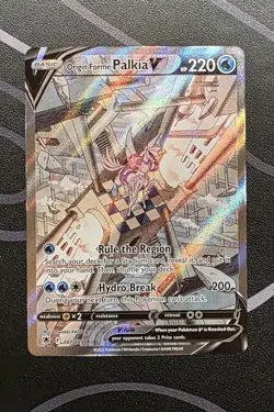 Pokemon Origin Forme Palkia V Ultra Rare Holo 167/189 220 HP - Image 1