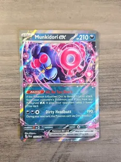 Pokemon TCG Munkidori ex Double Rare Holo SV: Shrouded Fable 037/064 NM - Image 1