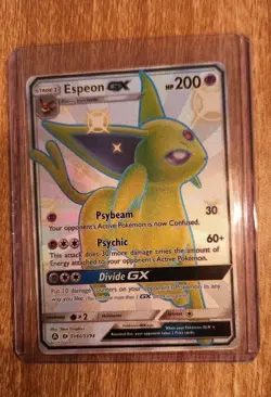 Espeon GX (SV60/SV94) - Shiny - Full Art Rare - Hidden Fates - Pokemon TCG - Image 1