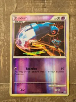 Pokemon TCG Beldum Unleashed 44/95 Reverse Holo Common NM/LP - Image 1