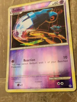 Pokemon TCG Beldum Unleashed 44/95 Reverse Holo Common NM/LP - Image 2