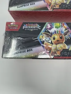 LOT OF 2 - Pokemon Prismatic Evolutions Surprise Box & Booster Bundle Sams Club - Image 2