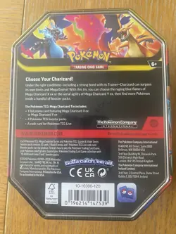 Pokemon TCG Mega Evolution Charizard ex Tin X Brand New and Sealed - Image 3